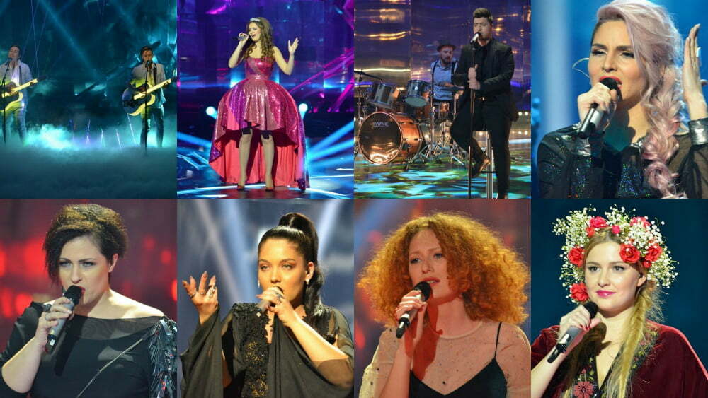 Proper, Lara Kadis, BQL, Lea Sirk, Indigo, Ina Shai, Marina Martensson in Nuška Drašček.