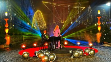 Nino Ošlak in Helena Blagne