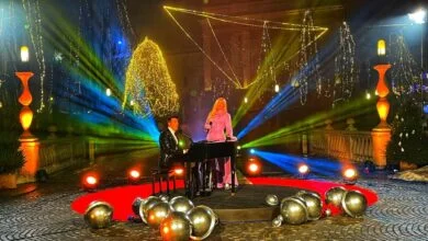 Nino Ošlak in Helena Blagne