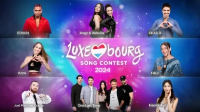 Luksemburg ESC 2024 - vsi tekmovalci