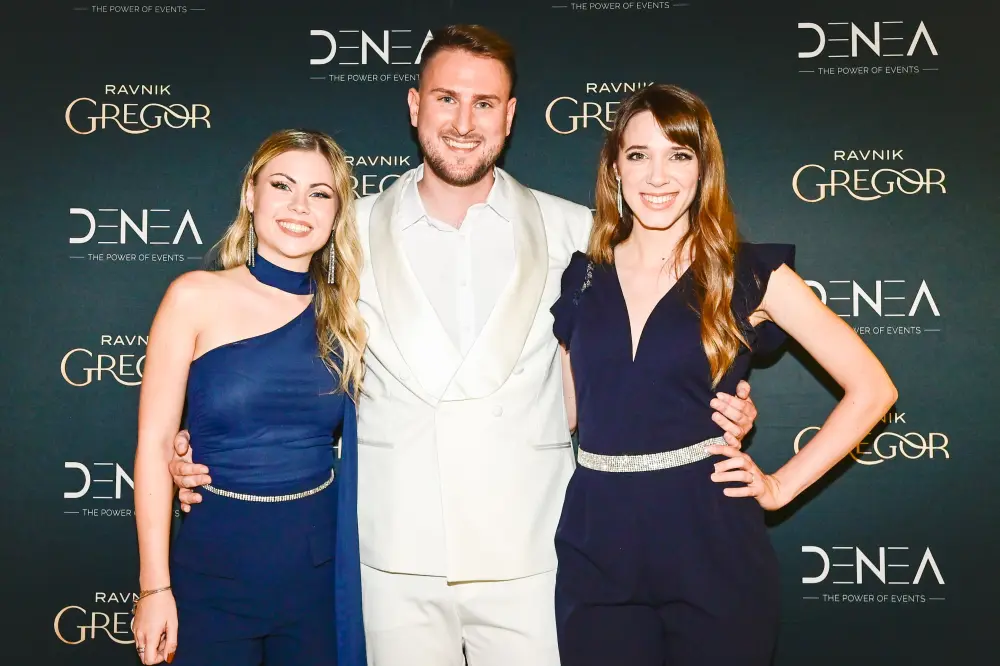 Sara Lamprečnik, Gregor Ravnik in Monika Avsenik