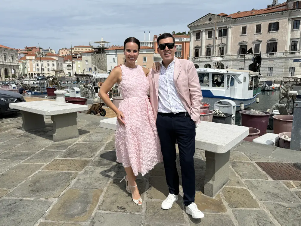 Lorella Flego in Mario Galunič