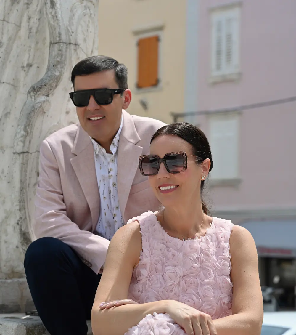 Mario Galunič in Lorella Flego