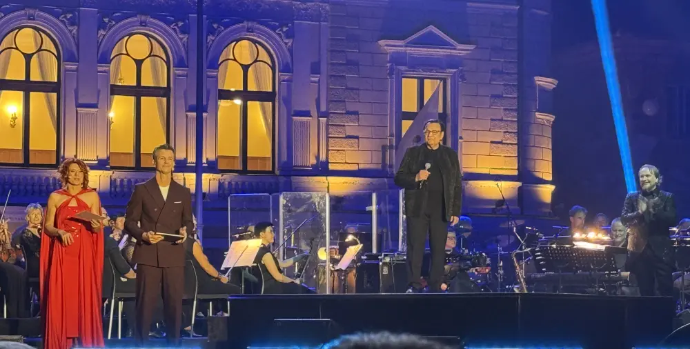 Marjana Grčman, Boštjan Romih, Oto Pestner in Patrik Greblo.