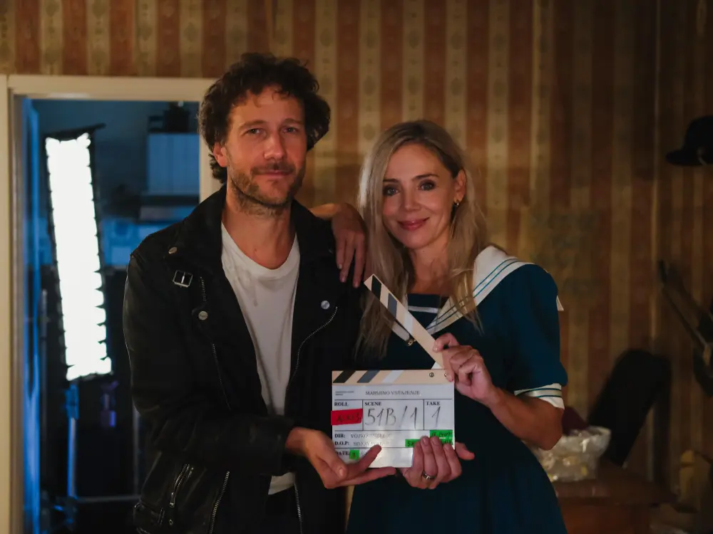 Klemen Slakonja in Katarina Čas